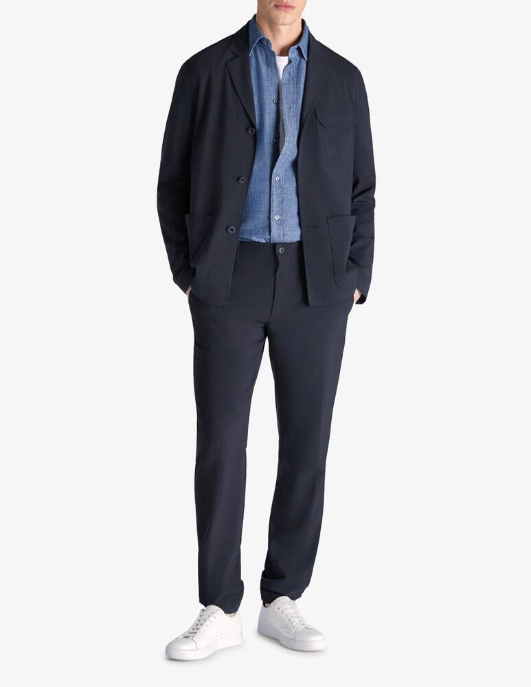 rinascente Slowear Montedoro Regular fit wool and corduroy blouse 