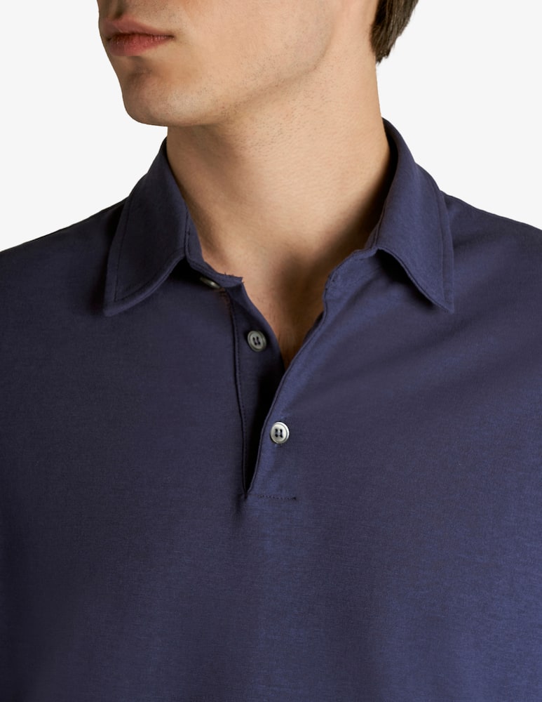 rinascente Slowear Zanone Polo slim fit in IceCotton organico 