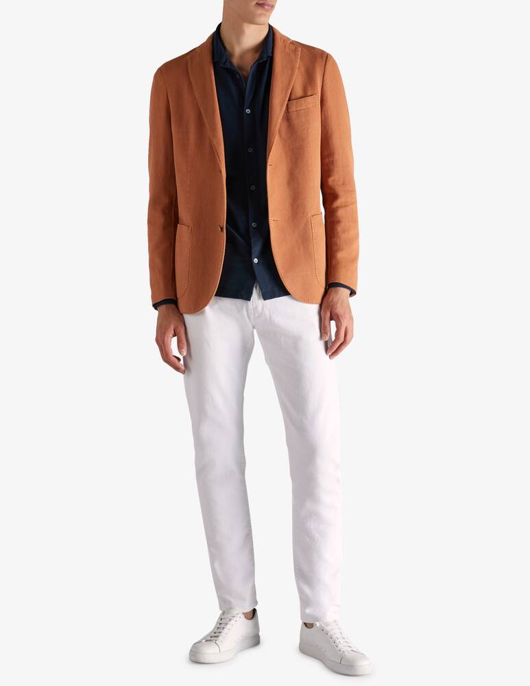 rinascente Slowear Montedoro Giacca slim fit in ramiè certificato 