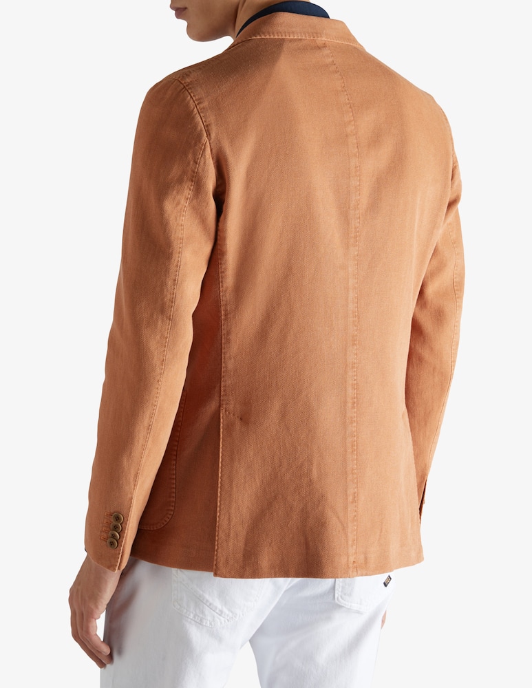 rinascente Slowear Montedoro Giacca slim fit in ramiè certificato 