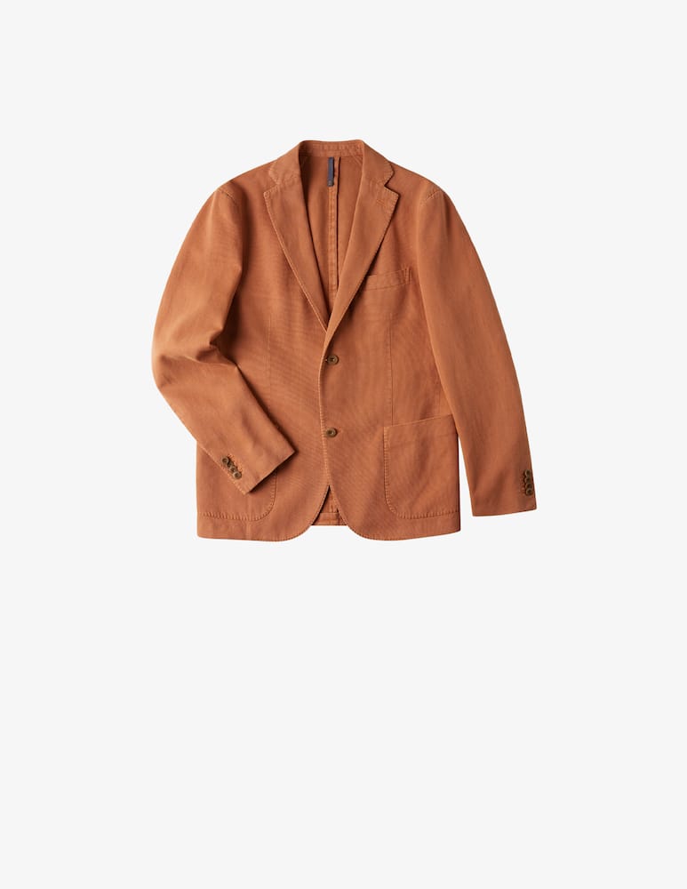 rinascente Slowear Montedoro Giacca slim fit in ramiè certificato 