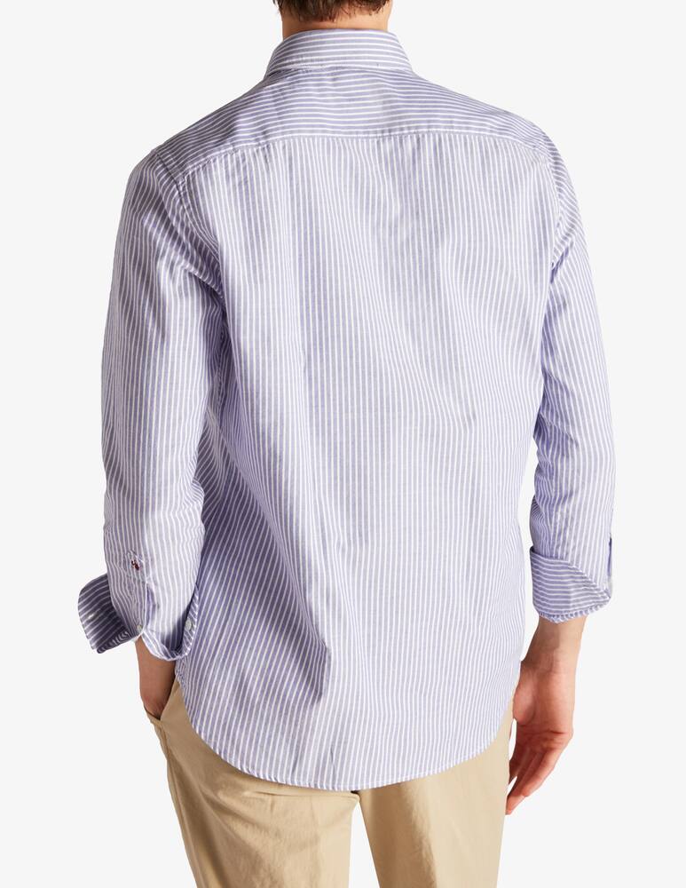rinascente Slowear Glanshirt Regular fit striped Oxford cotton shirt 