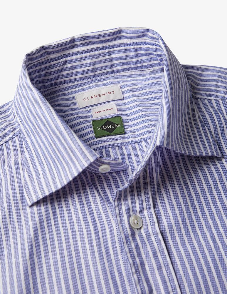 rinascente Slowear Glanshirt Regular fit striped Oxford cotton shirt 