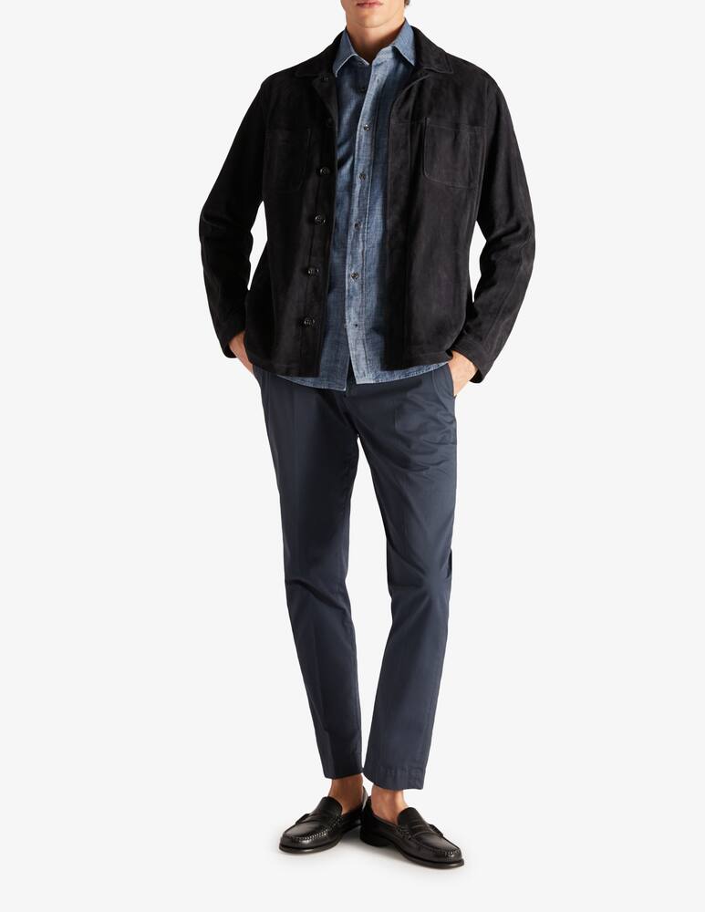 Slowear Glanshirt Camicia regular fit in chambray di cotone - immagine 2 Slowear Glanshirt Camicia regular fit in chambray di cotone - immagine 2
