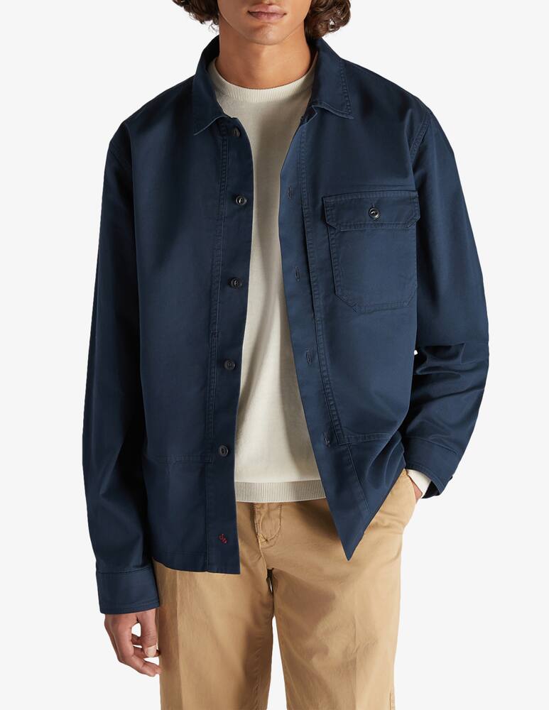 Slowear Glanshirt Regular fit overshirt cotton gabardine - picture 1 Slowear Glanshirt Regular fit overshirt cotton gabardine - picture 1