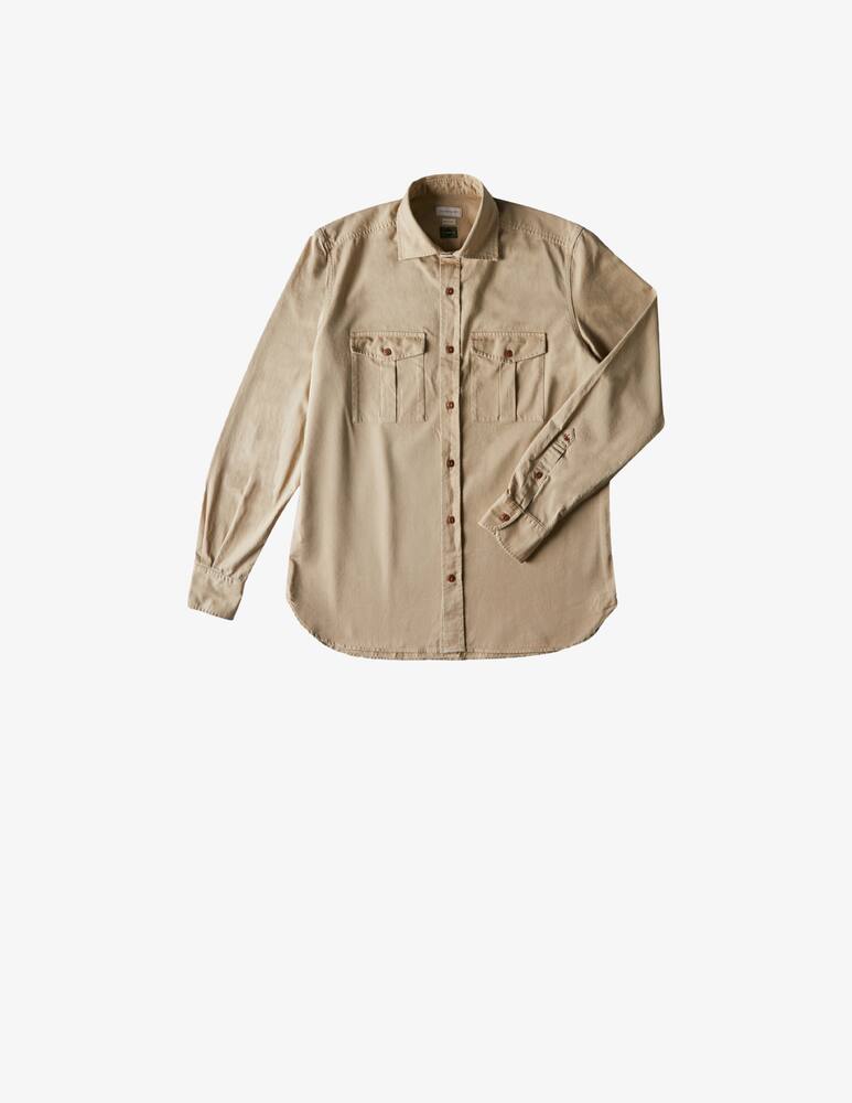 rinascente Slowear Glanshirt Regular fit overshirt cotton gabardine 