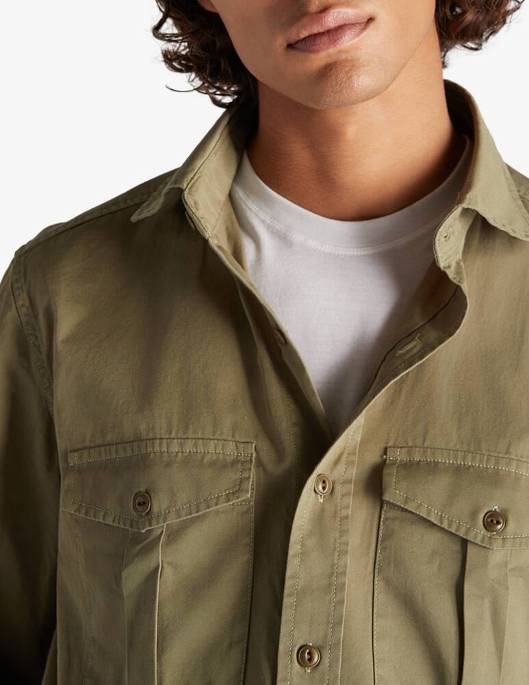 rinascente Slowear Glanshirt Camicia regular fit in gabardina di cotone