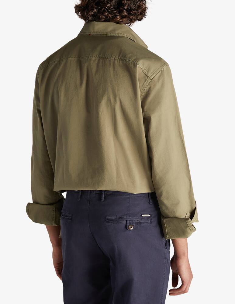 rinascente Slowear Glanshirt Camicia regular fit in gabardina di cotone