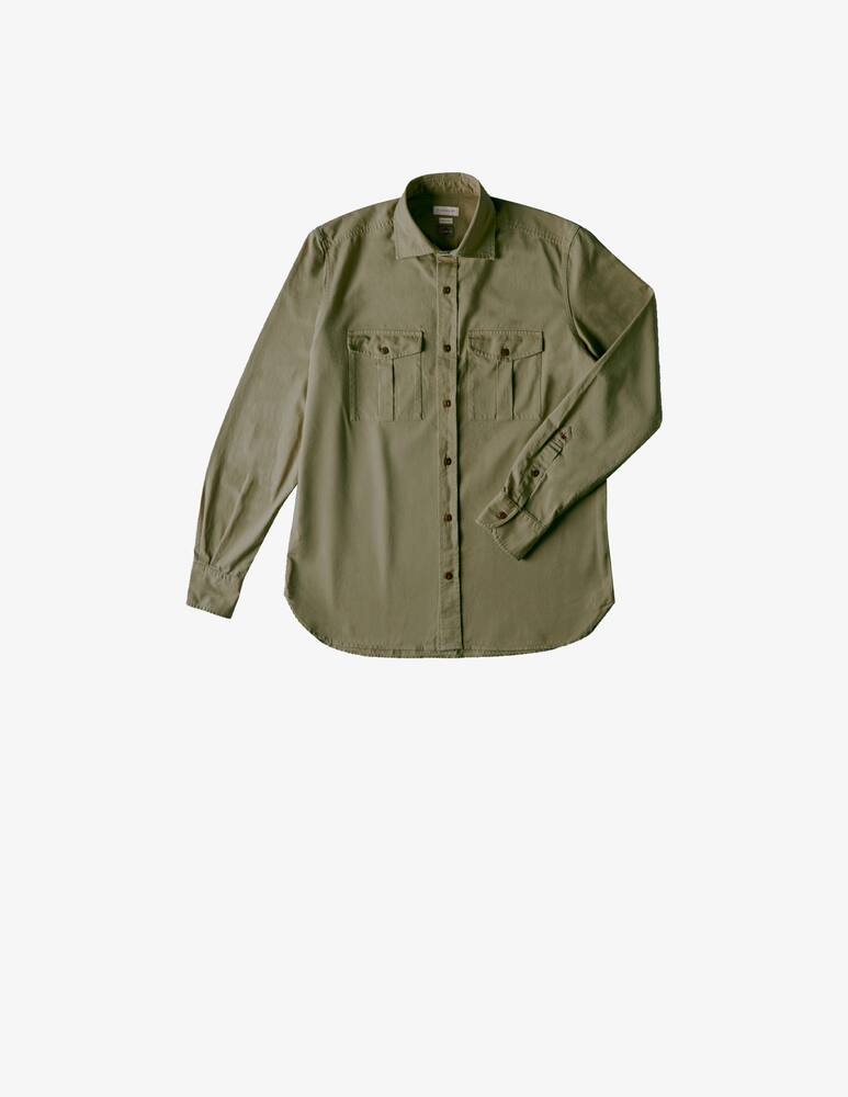 rinascente Slowear Glanshirt Camicia regular fit in gabardina di cotone