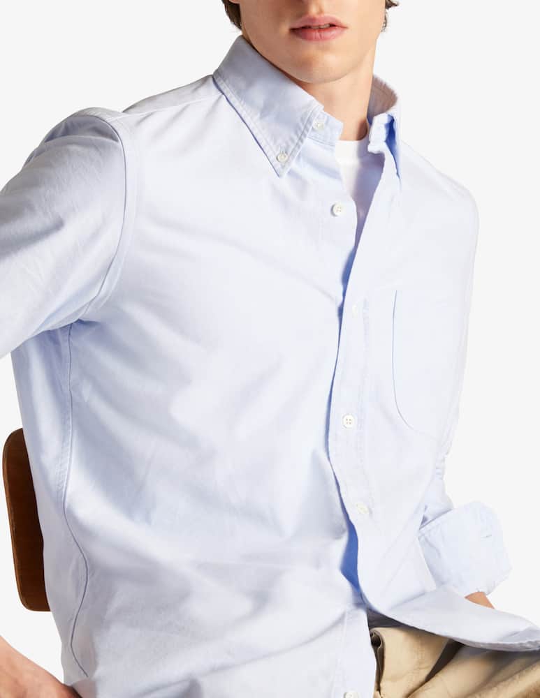 Slowear Glanshirt Camicia regular fit in cotone Oxford - immagine 4 Slowear Glanshirt Camicia regular fit in cotone Oxford - immagine 4