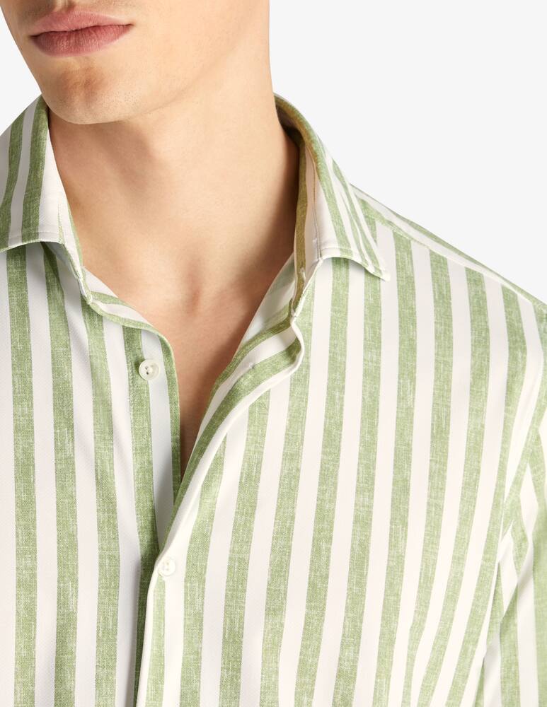 rinascente Slowear Glanshirt Camicia slim fit wash & wear in tessuto tecnico 