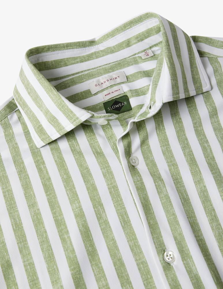 rinascente Slowear Glanshirt Camicia slim fit wash & wear in tessuto tecnico 