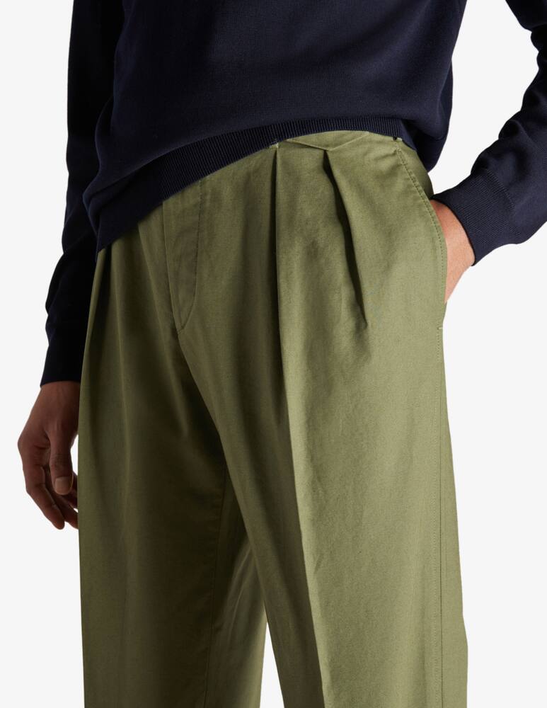 rinascente Slowear Incotex Balloon fit trousers in cotton satin 