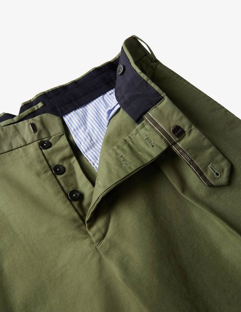 rinascente Slowear Incotex Balloon fit trousers in cotton satin 