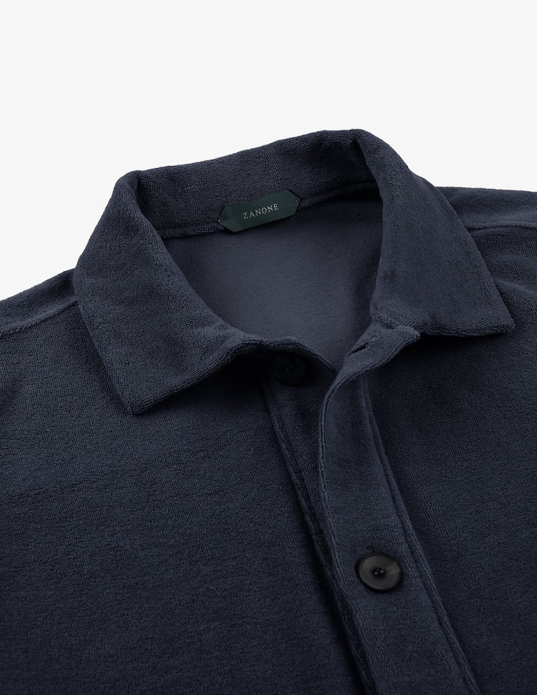 Slowear ZANONE - Cardigan regular fit in jersey di spugna - immagine 6
