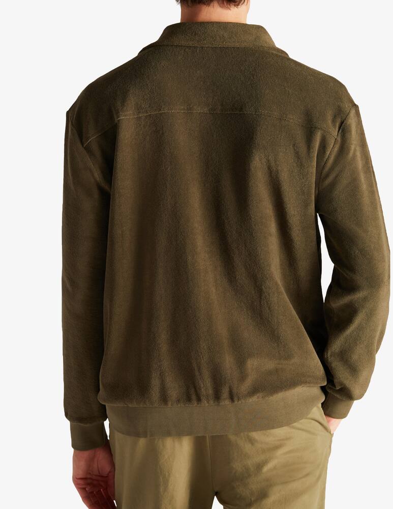 rinascente Slowear Zanone Blusa regular fit in spugna di cotone 