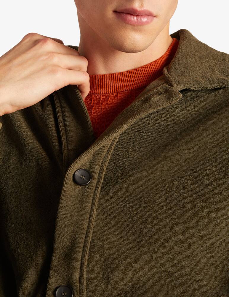 rinascente Slowear Zanone Blusa regular fit in spugna di cotone 