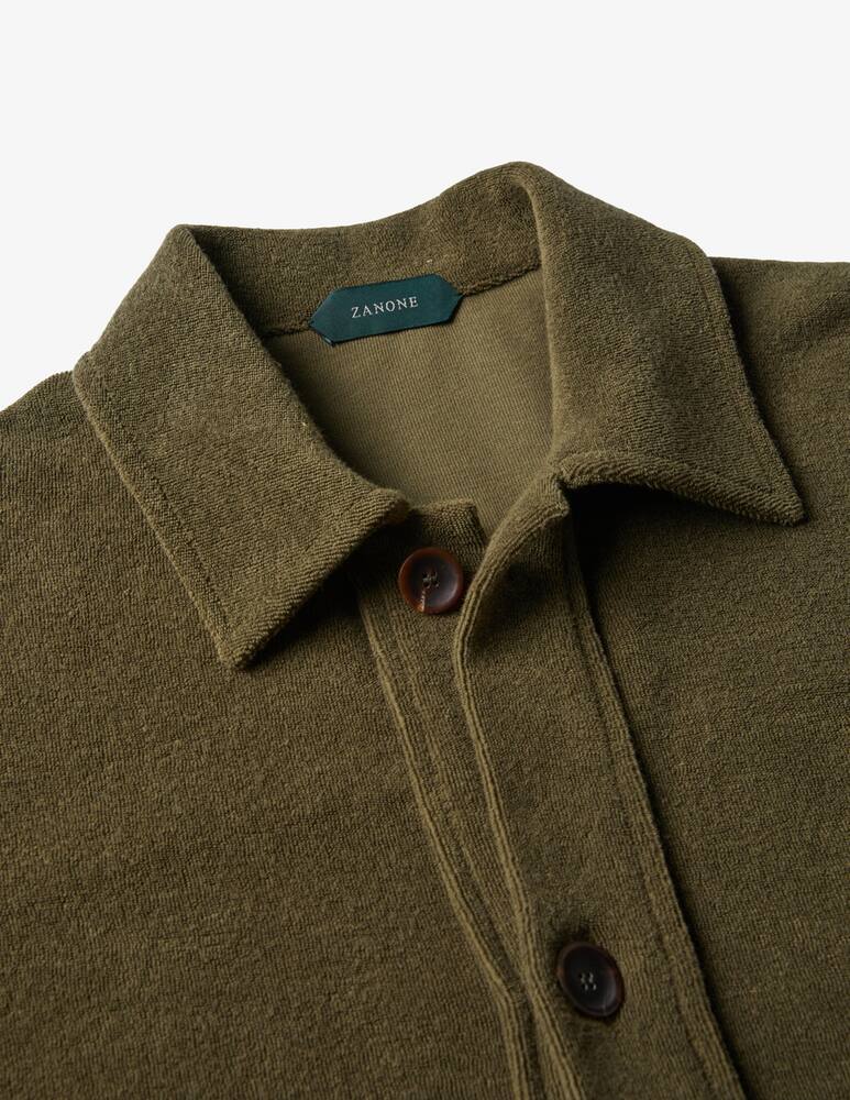 rinascente Slowear Zanone Blusa regular fit in spugna di cotone 