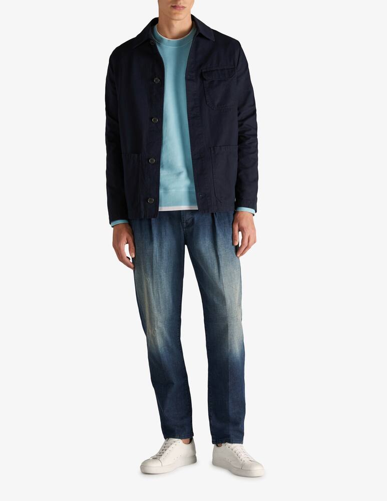 rinascente Slowear Zanone Regular fit crewneck sweatshirt in organic cotton 