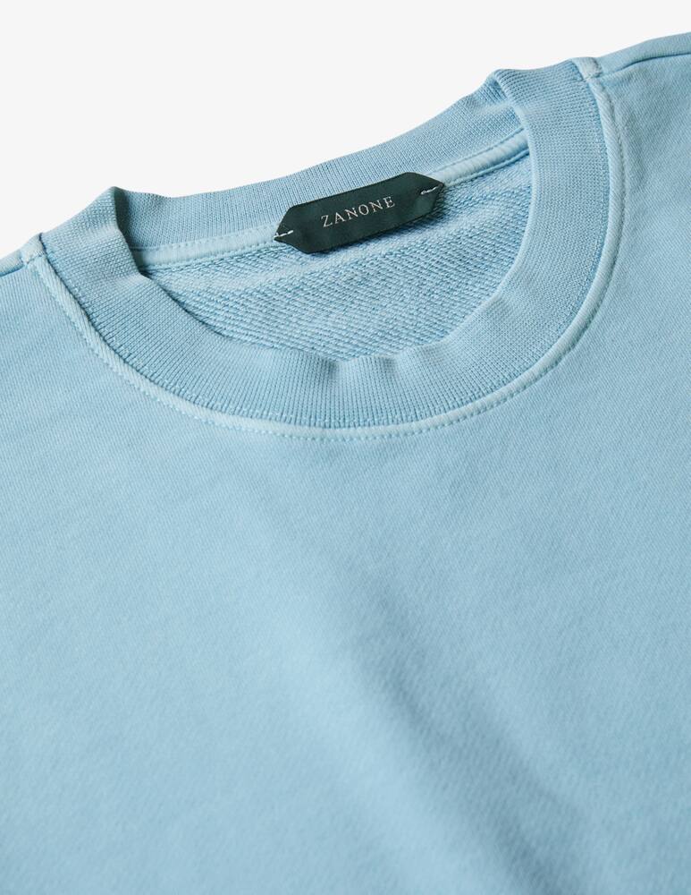 rinascente Slowear Zanone Regular fit crewneck sweatshirt in organic cotton 