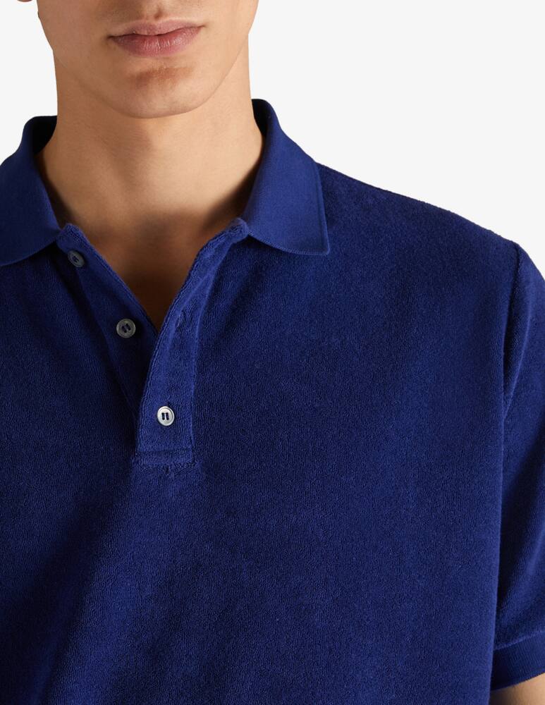 rinascente Slowear Zanone Regular fit polo shirt in terry jersey