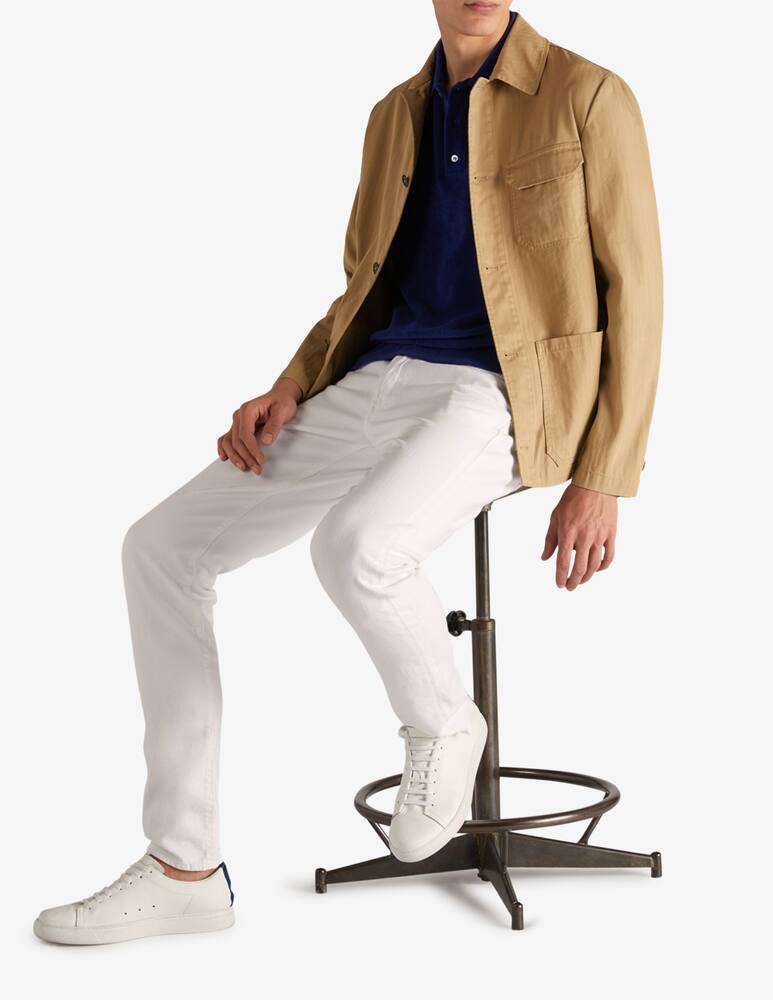 rinascente Slowear Zanone Regular fit polo shirt in terry jersey