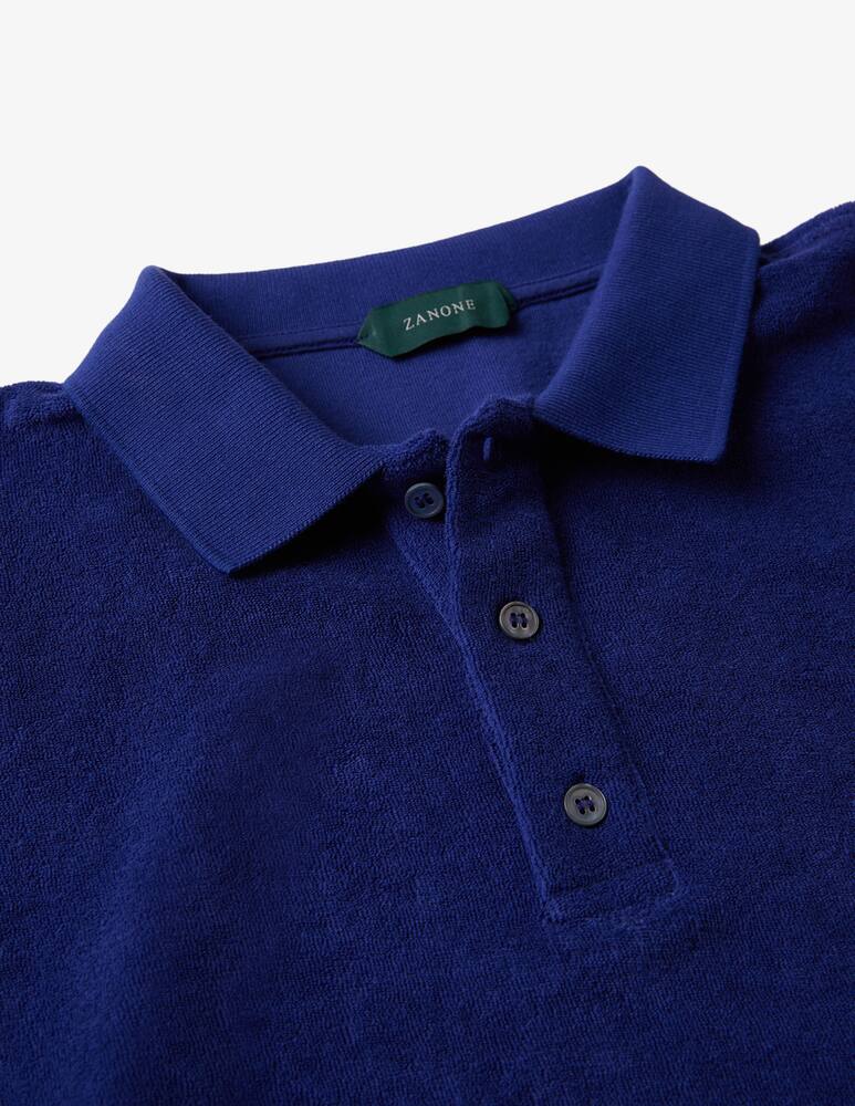 rinascente Slowear Zanone Regular fit polo shirt in terry jersey