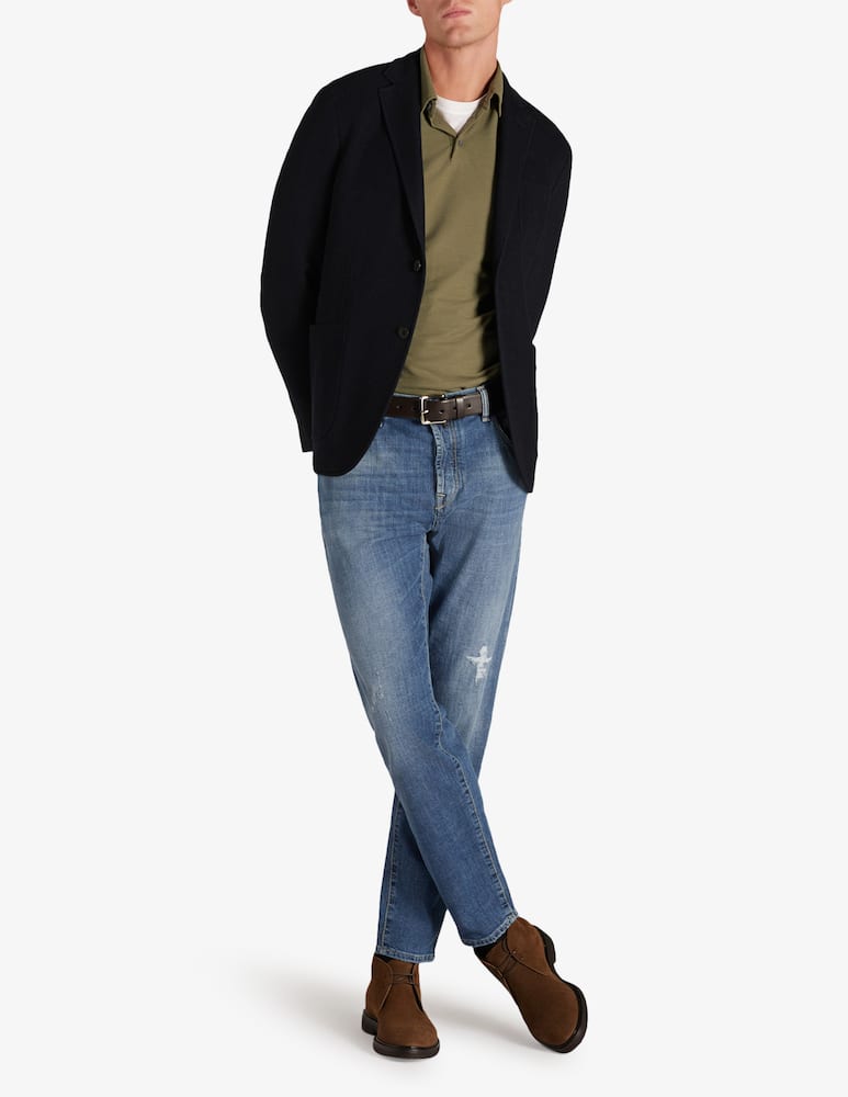 rinascente Slowear Polo slim fit in IceCotton organico