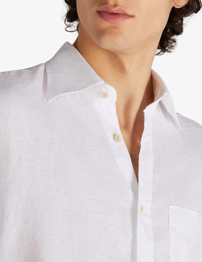 Slowear Glanshirt Camicia regular fit in lino - immagine 4 Slowear Glanshirt Camicia regular fit in lino - immagine 4