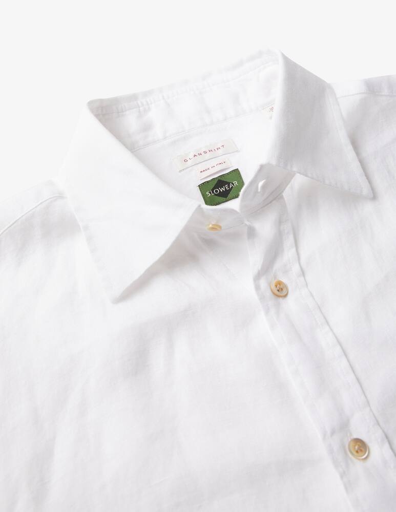Slowear Glanshirt Camicia regular fit in lino - immagine 5 Slowear Glanshirt Camicia regular fit in lino - immagine 5