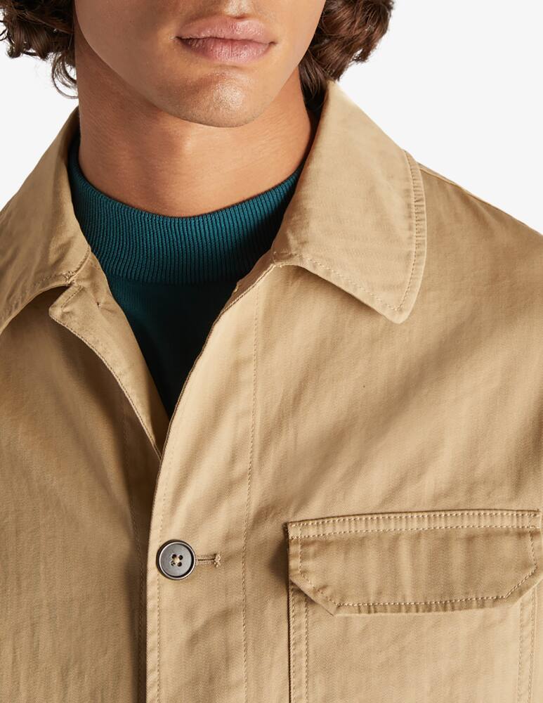rinascente Slowear Montedoro Blusa regular fit in chevron di cotone 