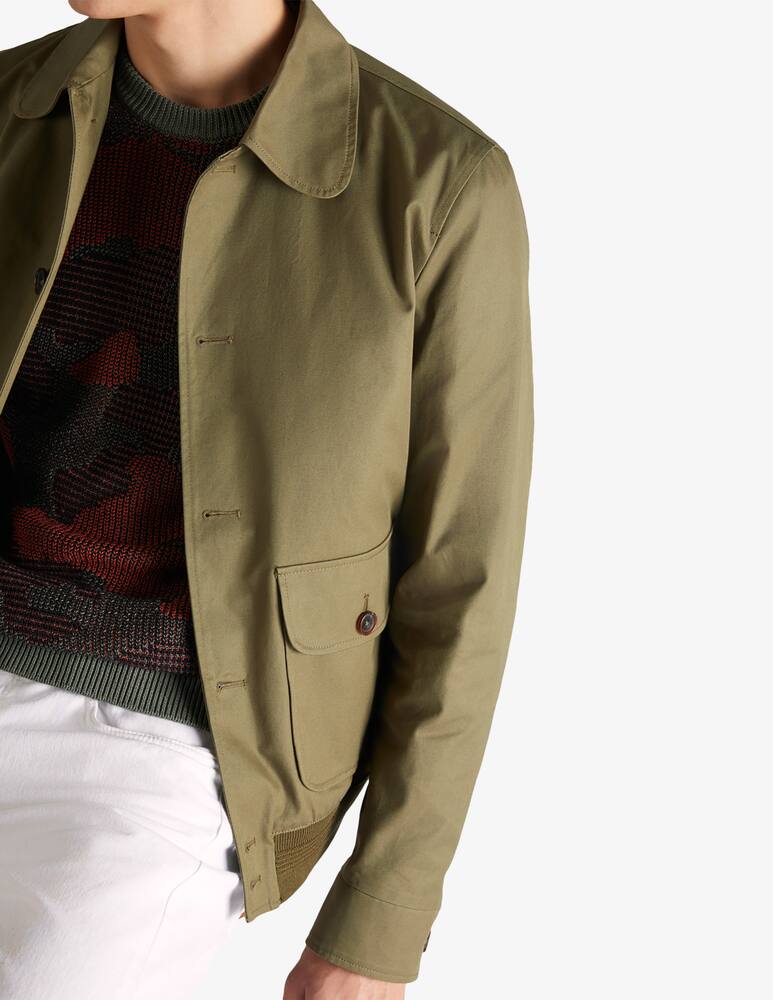 rinascente Slowear Montedoro Giubbino regular fit in cotone organico 