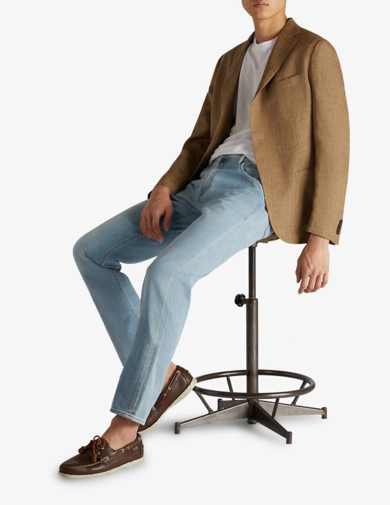 rinascente Slowear Montedoro Giacca regular fit in lino effetto délavé 