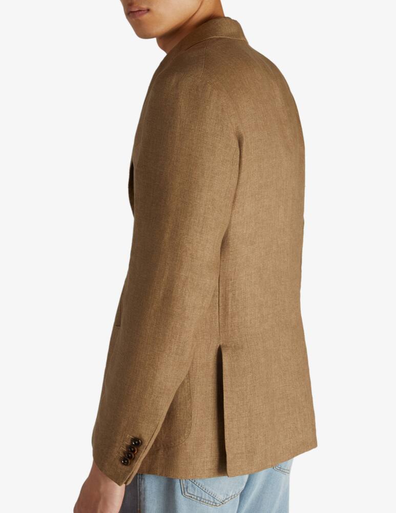 rinascente Slowear Montedoro Giacca regular fit in lino effetto délavé 