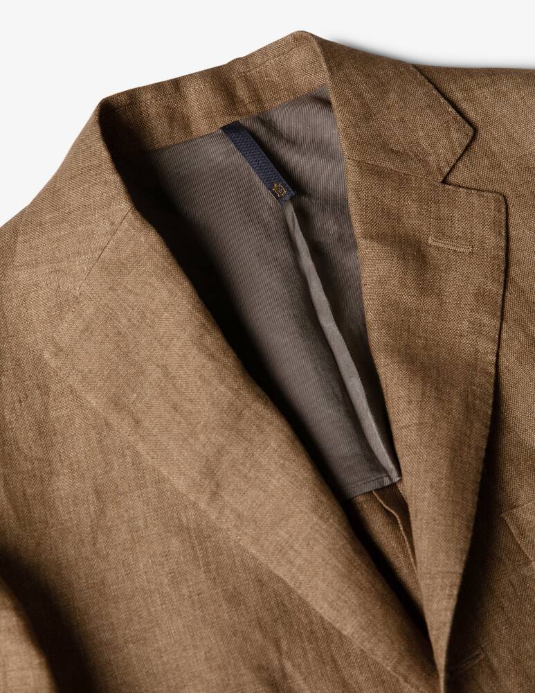 rinascente Slowear Montedoro Giacca regular fit in lino effetto délavé 