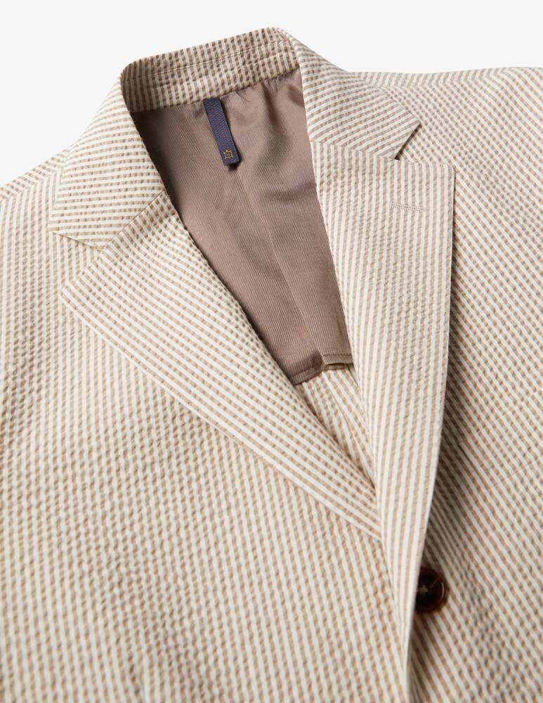 rinascente Slowear Montedoro Giacca regular fit in seersucker 