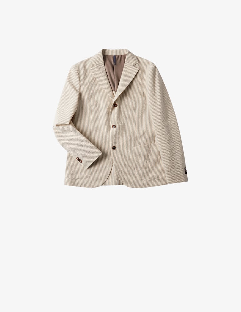 Slowear Montedoro Regular fit seersucker jacket - picture 6 Slowear Montedoro Regular fit seersucker jacket - picture 6