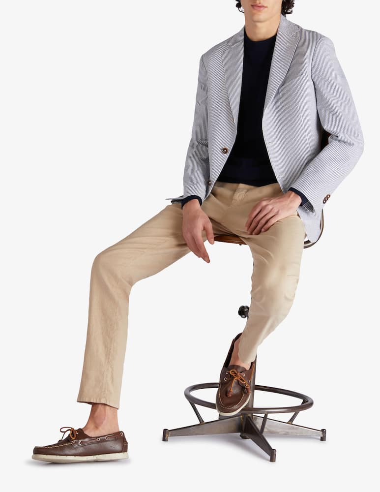 Slowear Montedoro Giacca regular fit in seersucker - immagine 4 Slowear Montedoro Giacca regular fit in seersucker - immagine 4