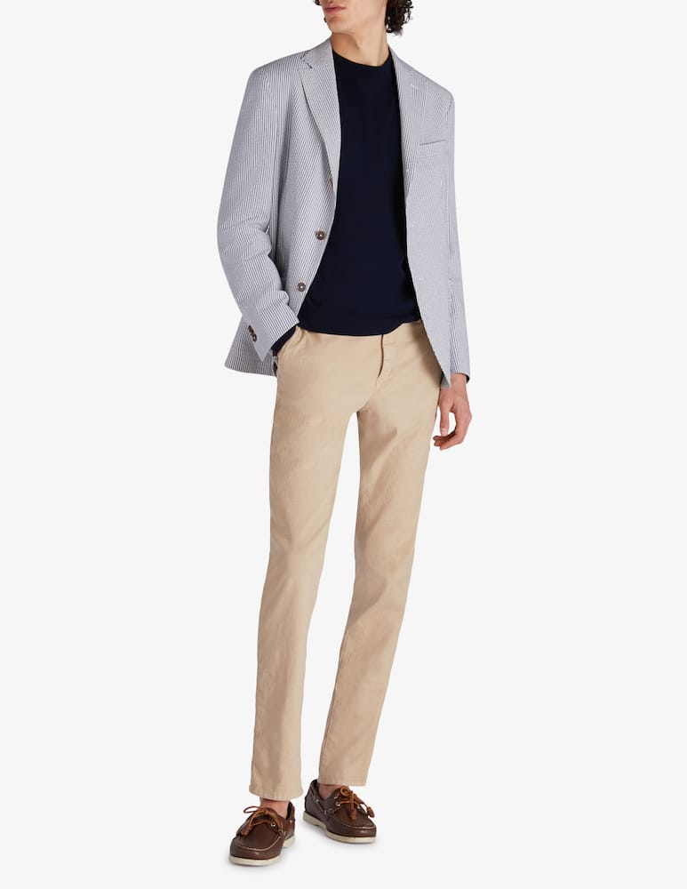 rinascente Slowear Montedoro Giacca regular fit in seersucker 