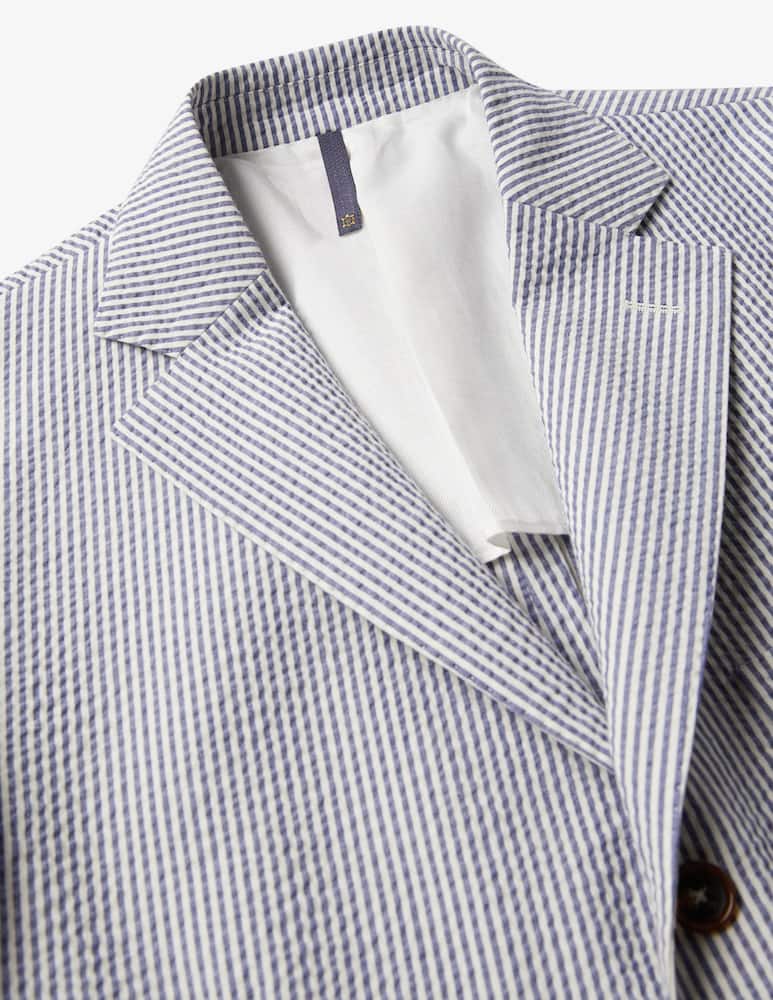 Slowear Montedoro Giacca regular fit in seersucker - immagine 5 Slowear Montedoro Giacca regular fit in seersucker - immagine 5