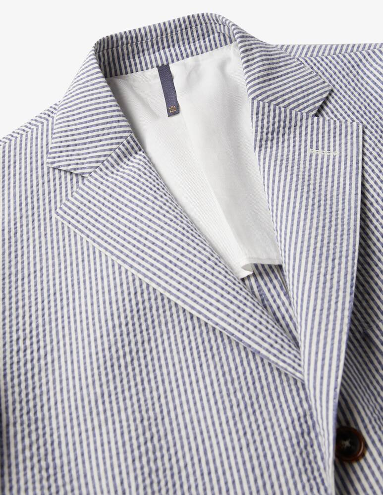 rinascente Slowear Montedoro Giacca regular fit in seersucker 