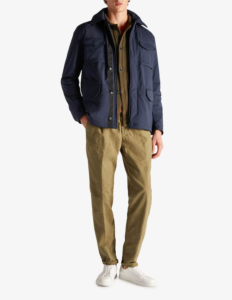 rinascente Slowear Montedoro Regular fit field jacket in technical fabric 