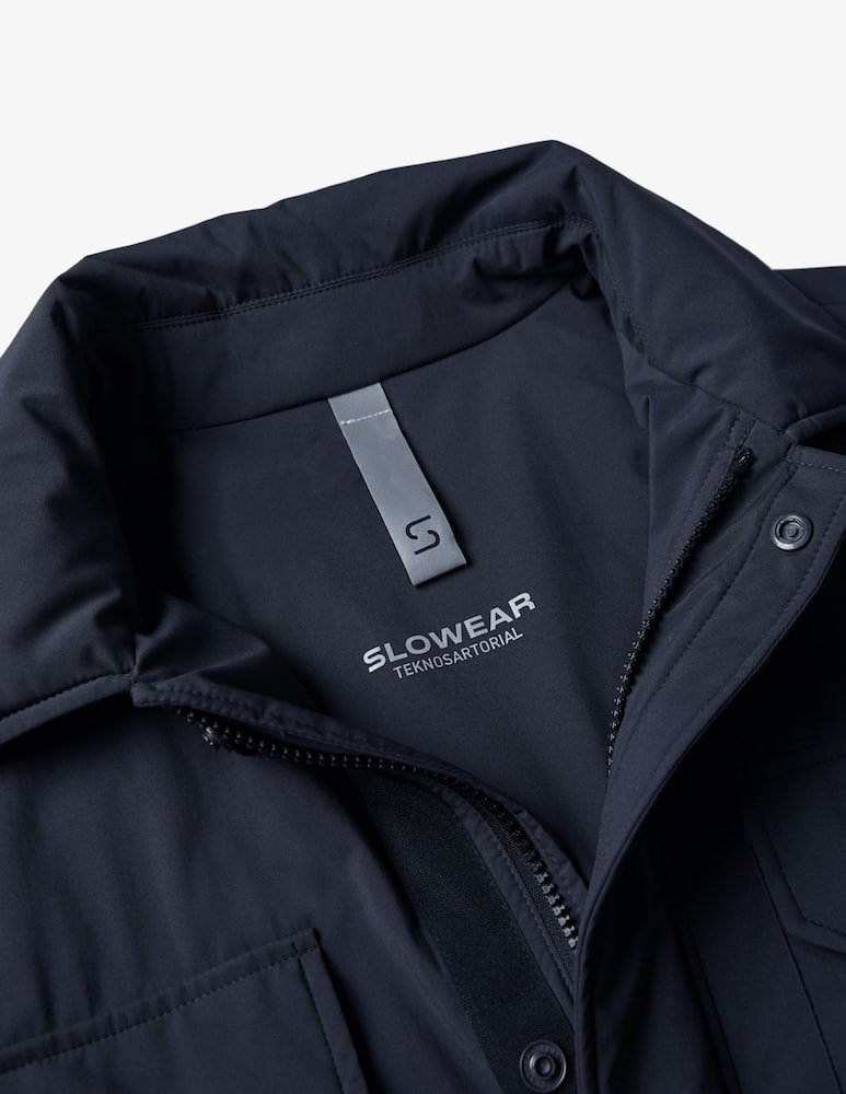 rinascente Slowear Montedoro Regular fit field jacket in technical fabric 