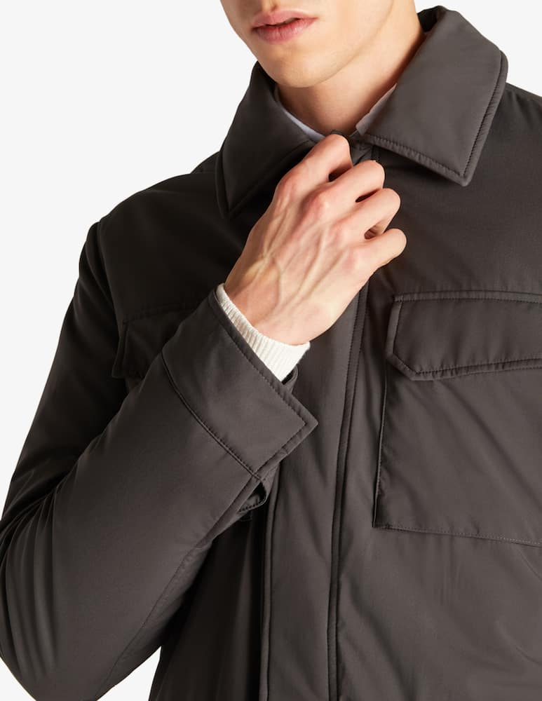 rinascente Slowear Montedoro Regular fit field jacket in technical fabric 