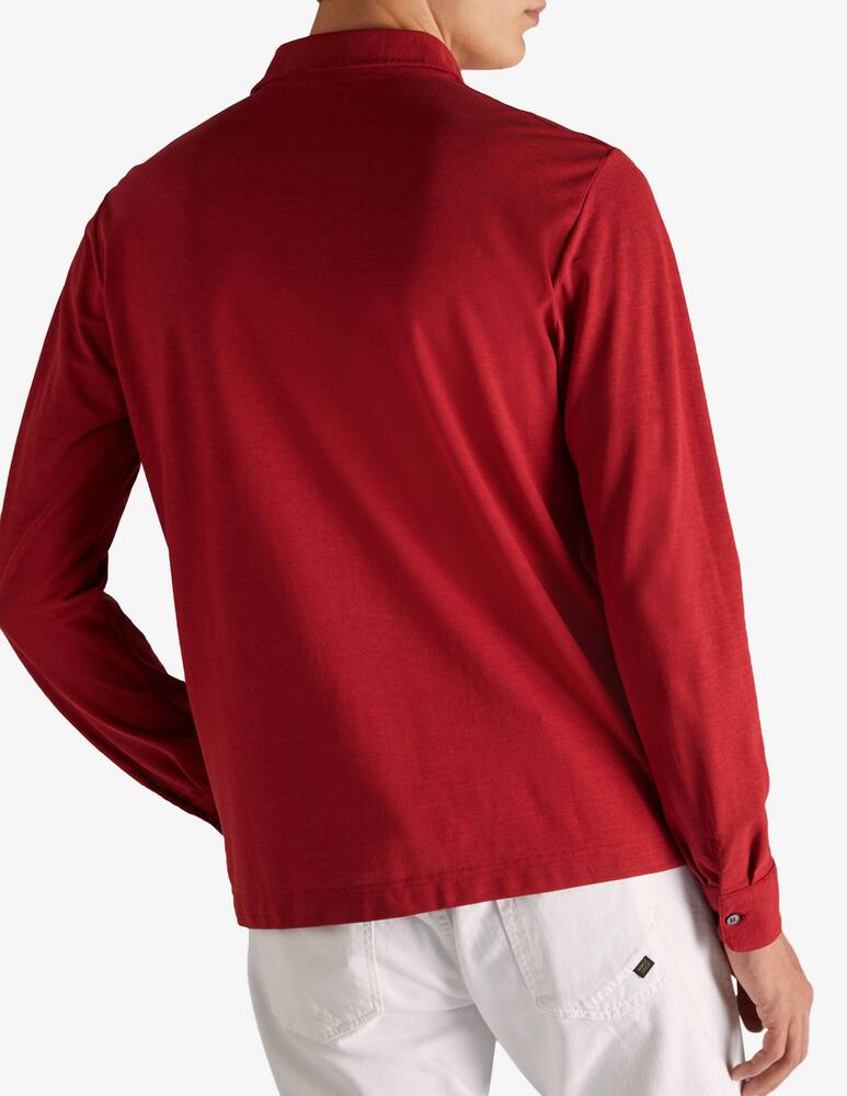 rinascente Slowear Slim-fit organic IceCotton polo shirt