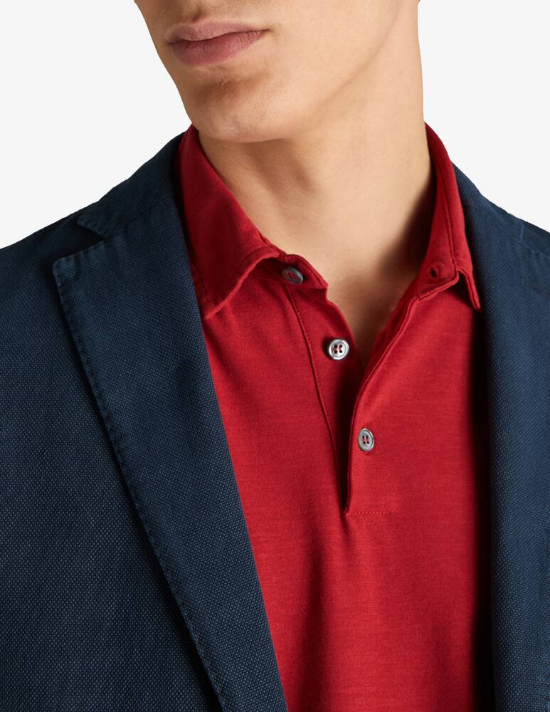 rinascente Slowear Slim-fit organic IceCotton polo shirt