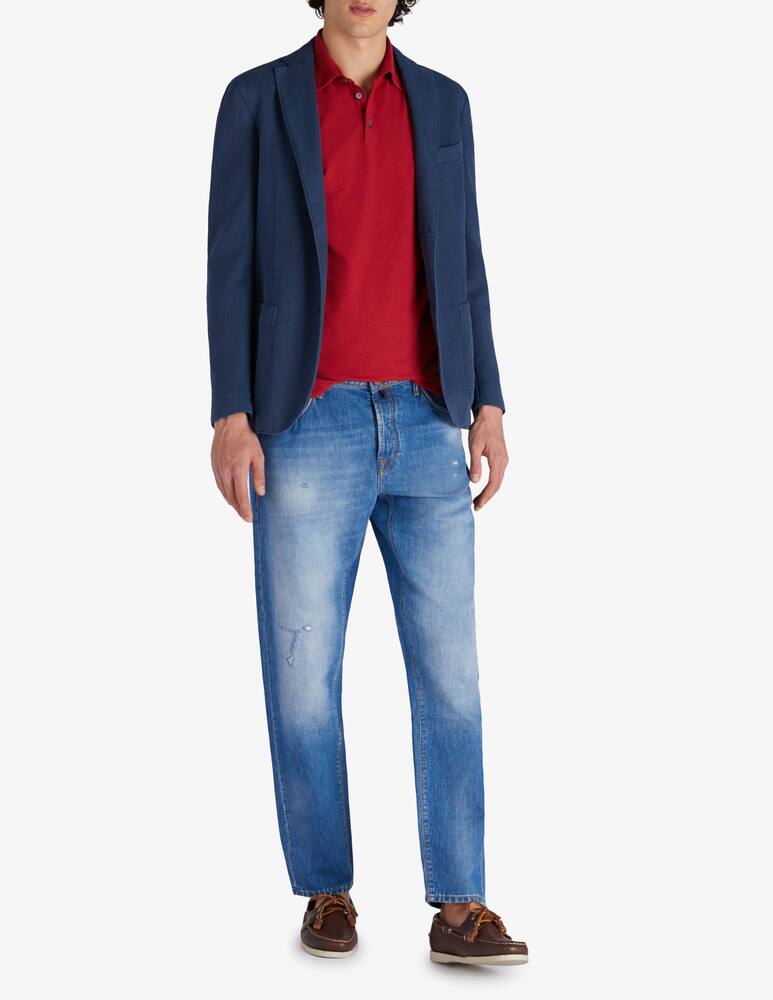 rinascente Slowear Zanone Polo slim fit in IceCotton organico 