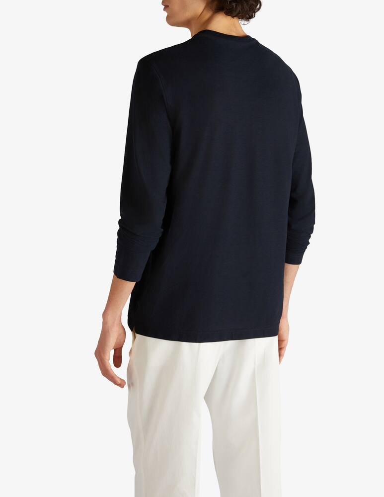 rinascente Slowear Zanone T-shirt manica lunga slim fit  in IceCotton organico