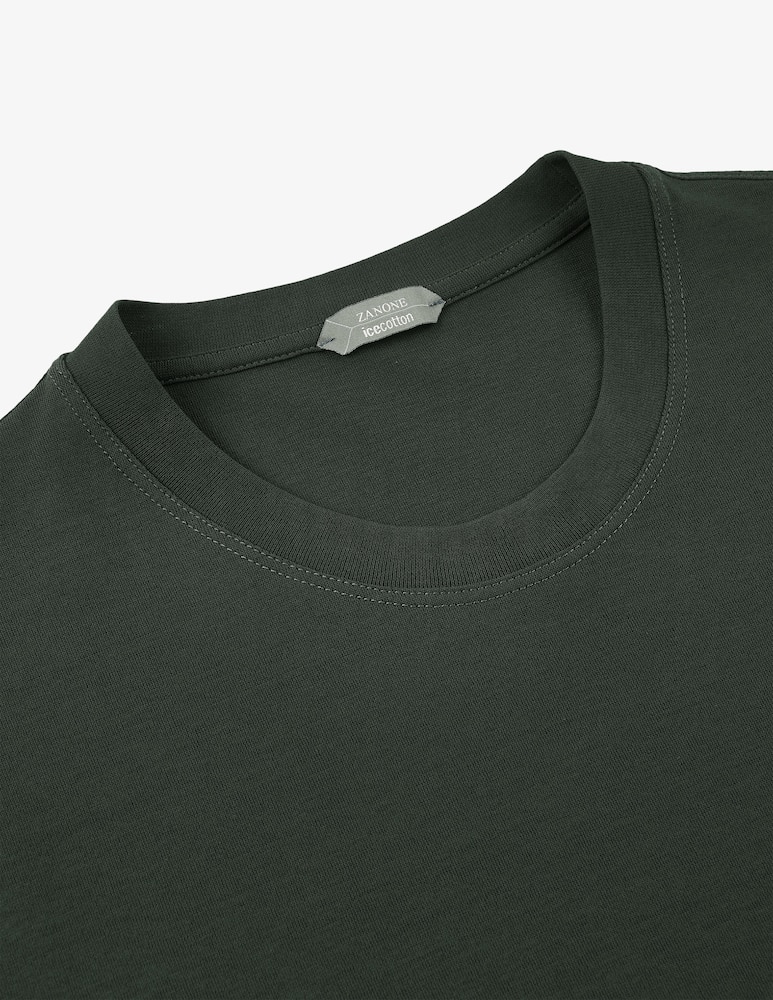 Slowear ZANONE - Slim fit long sleeve t-shirt in certified icecotton - picture 6 Slowear ZANONE - Slim fit long sleeve t-shirt in certified icecotton - picture 6