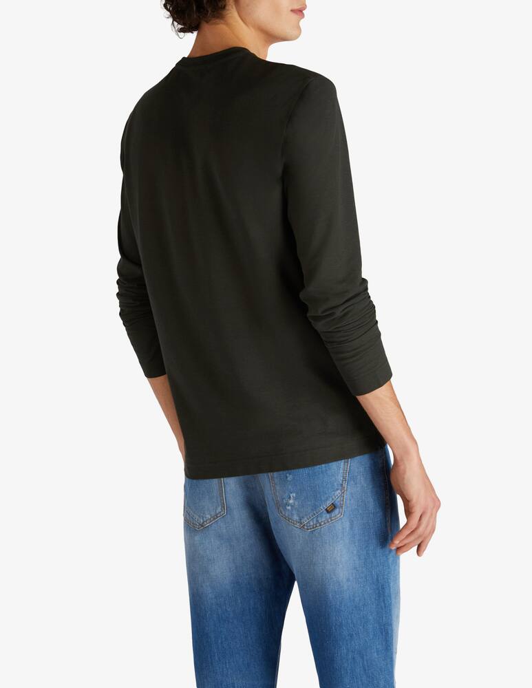 rinascente Slowear Zanone T-shirt manica lunga slim fit  in IceCotton organico